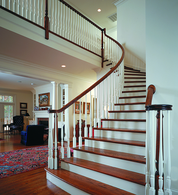traditional stair style from Evermark